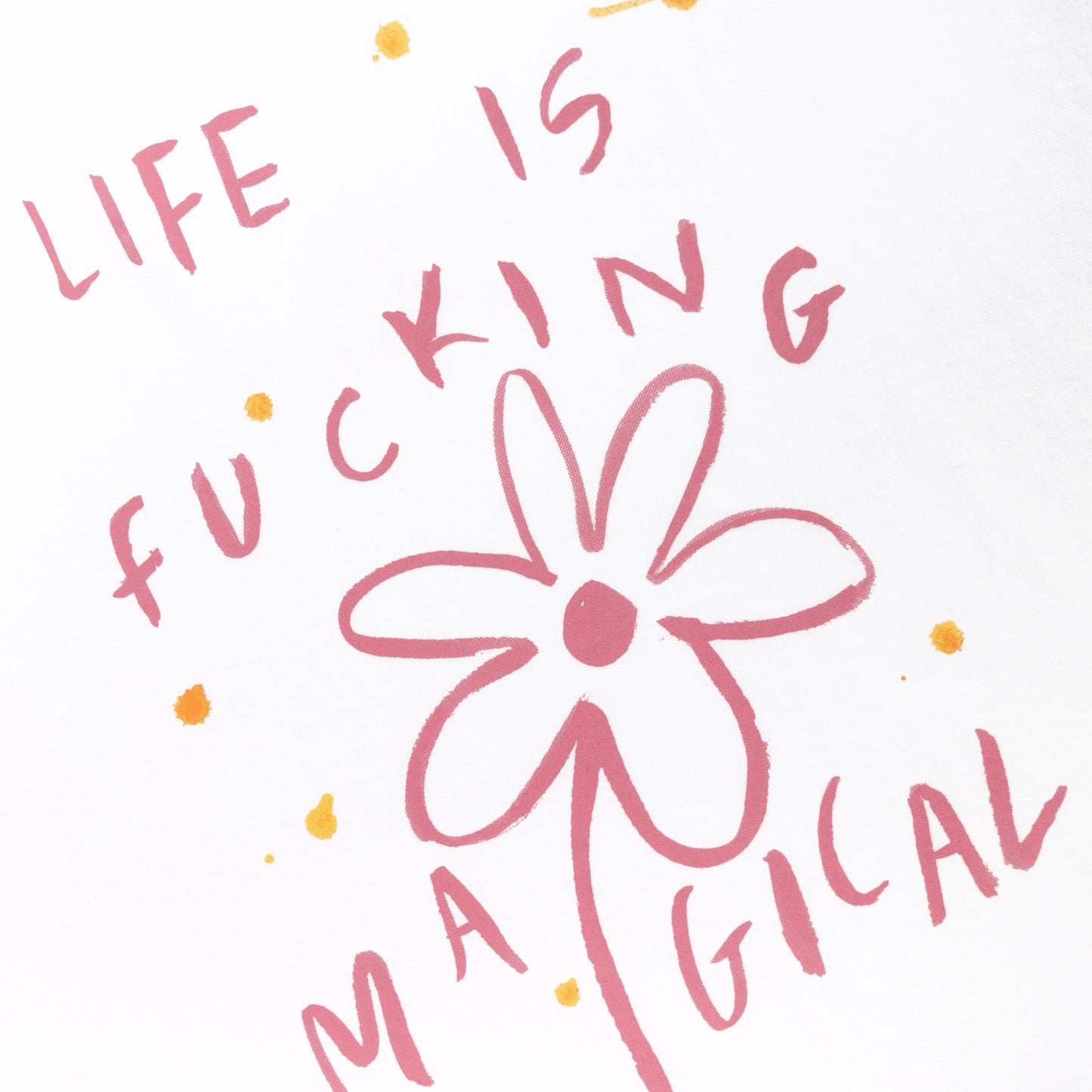 Life is fucking magical Cropped Tee