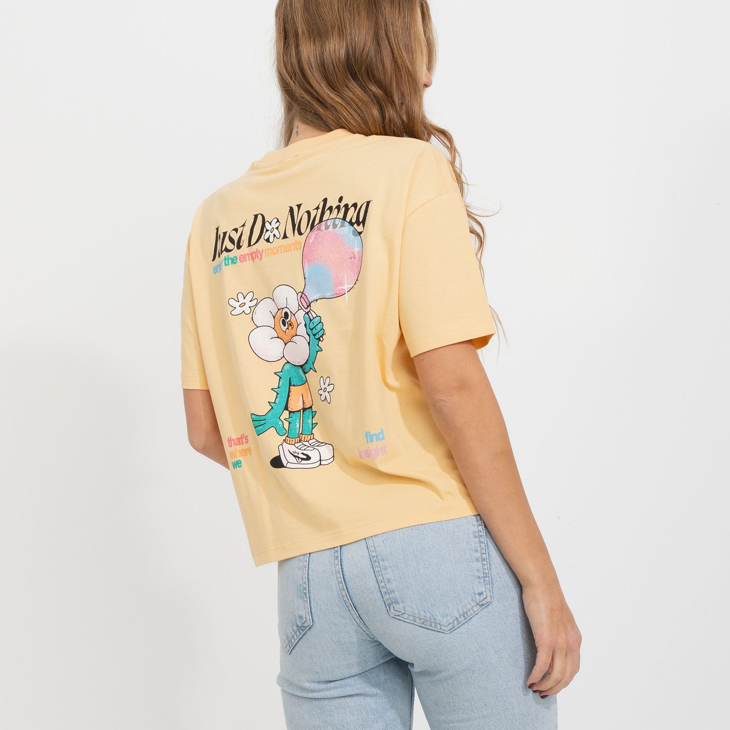 Just do nothing Cropped Tee