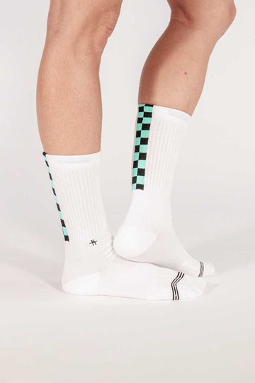 Socks Damero Verde