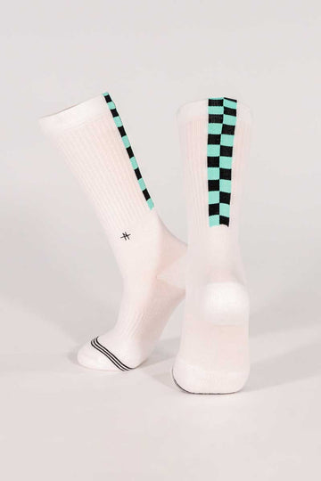 Socks Damero Verde