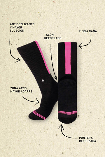 Socks Fluor Rosa