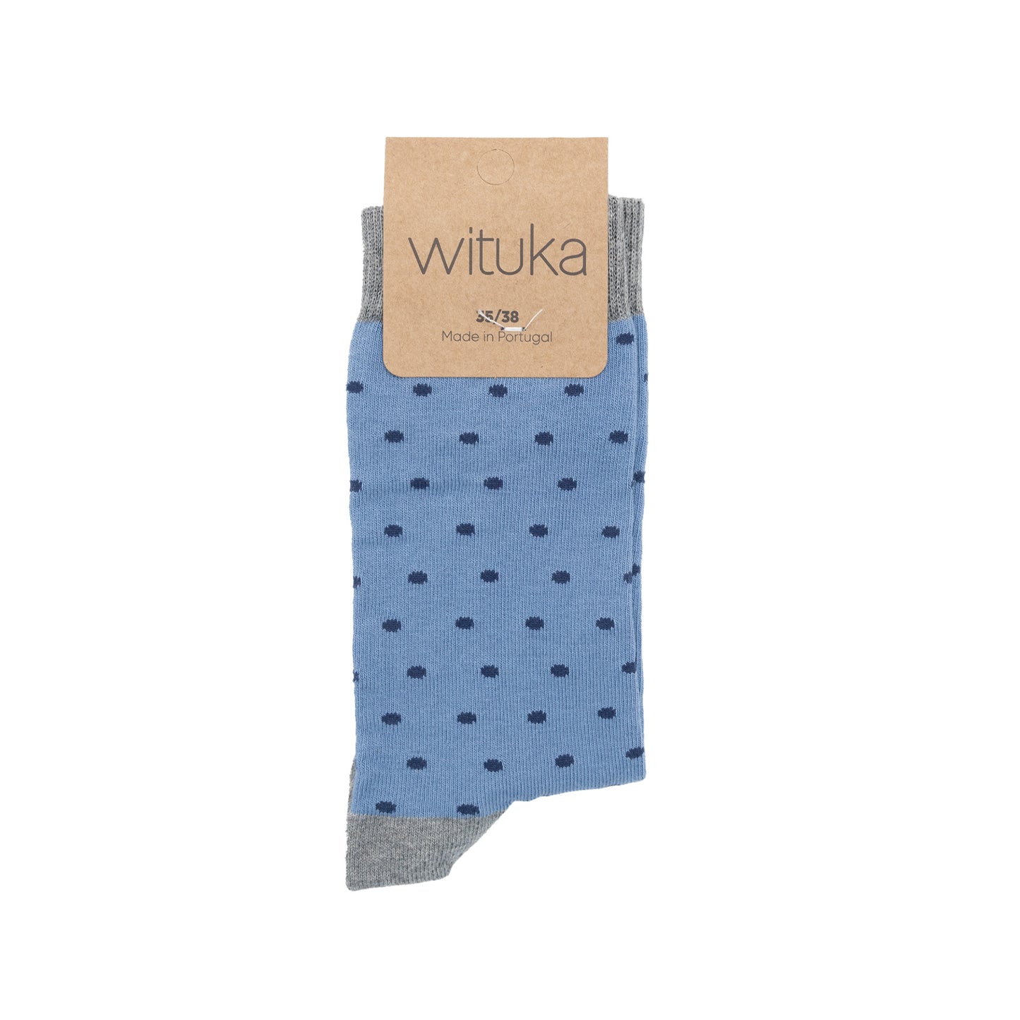Socks Blue Dots