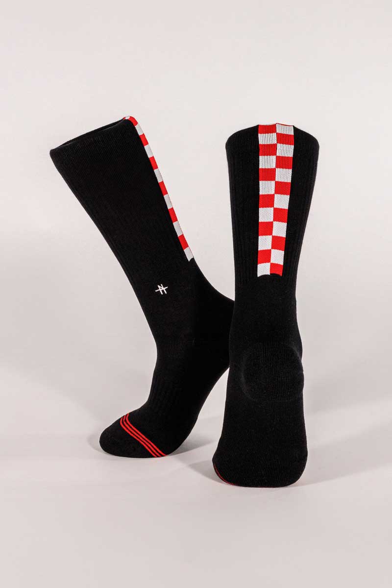 Socks Damero Rojo