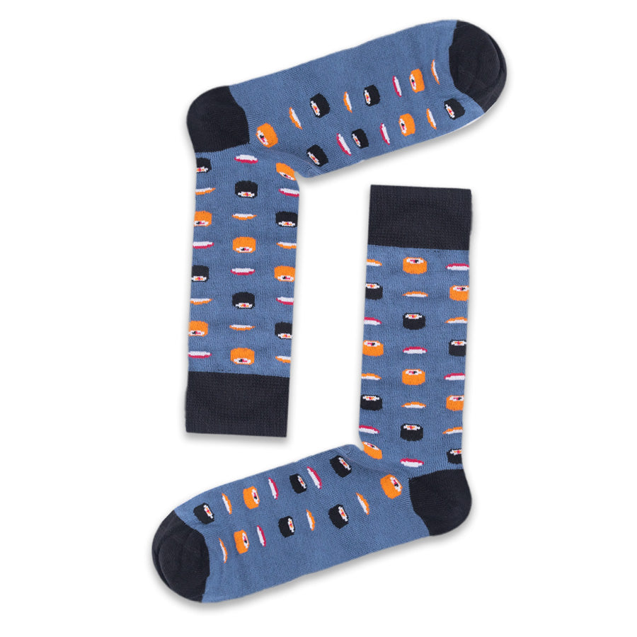 Socks Sushis Blue