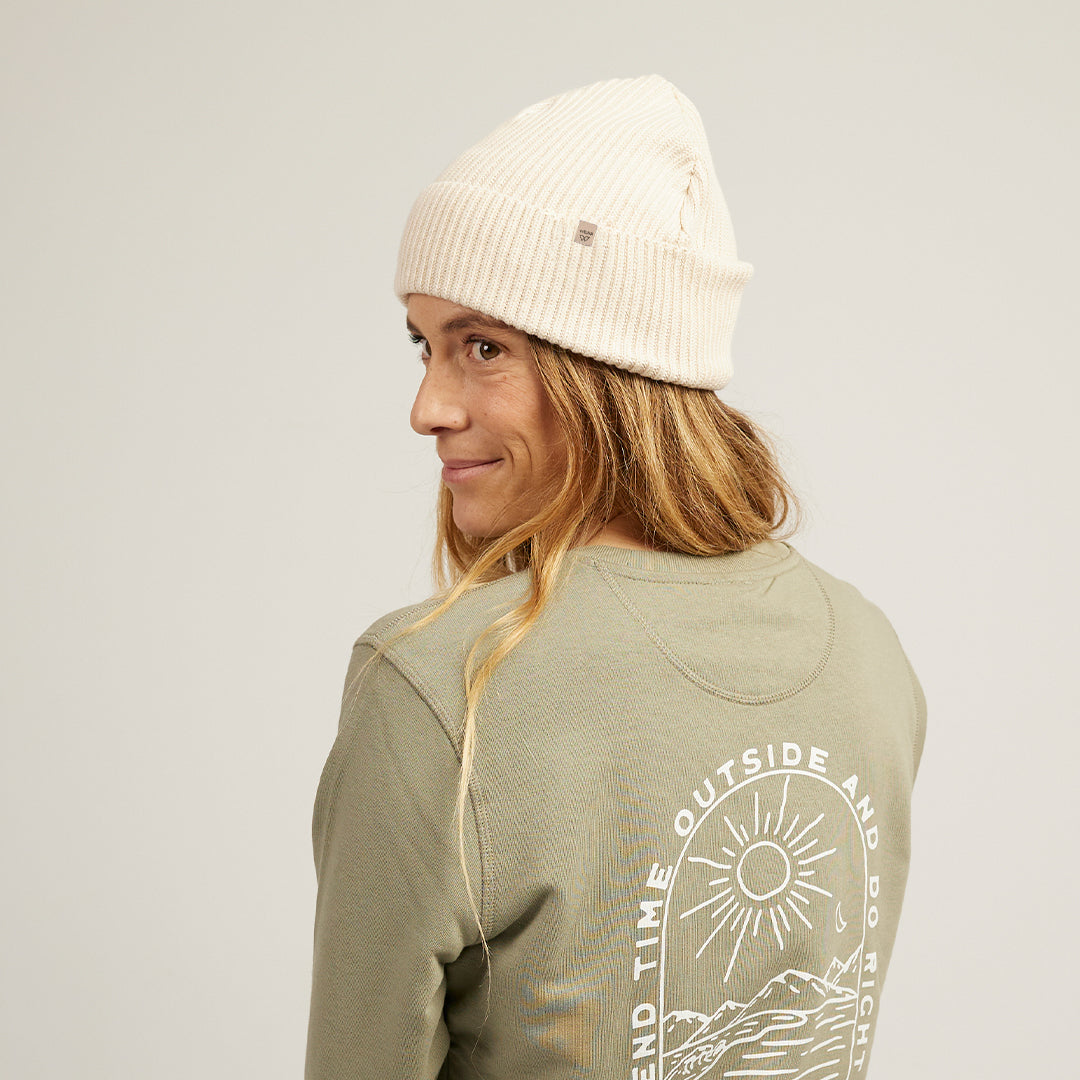 Beanie Natural White