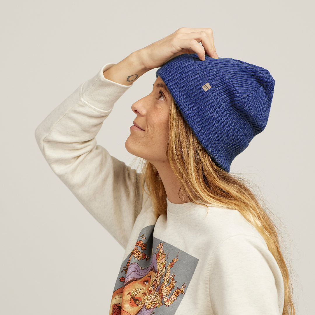 Beanie Worker Blue