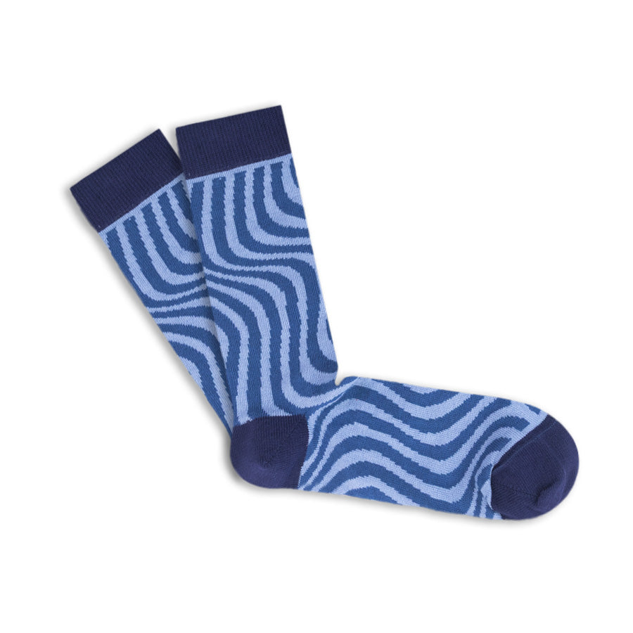 Socks Blue Swirl