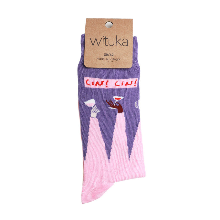 Socks Cin Cin Wine