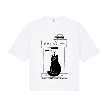 Coffee cat club Cropped Tee
