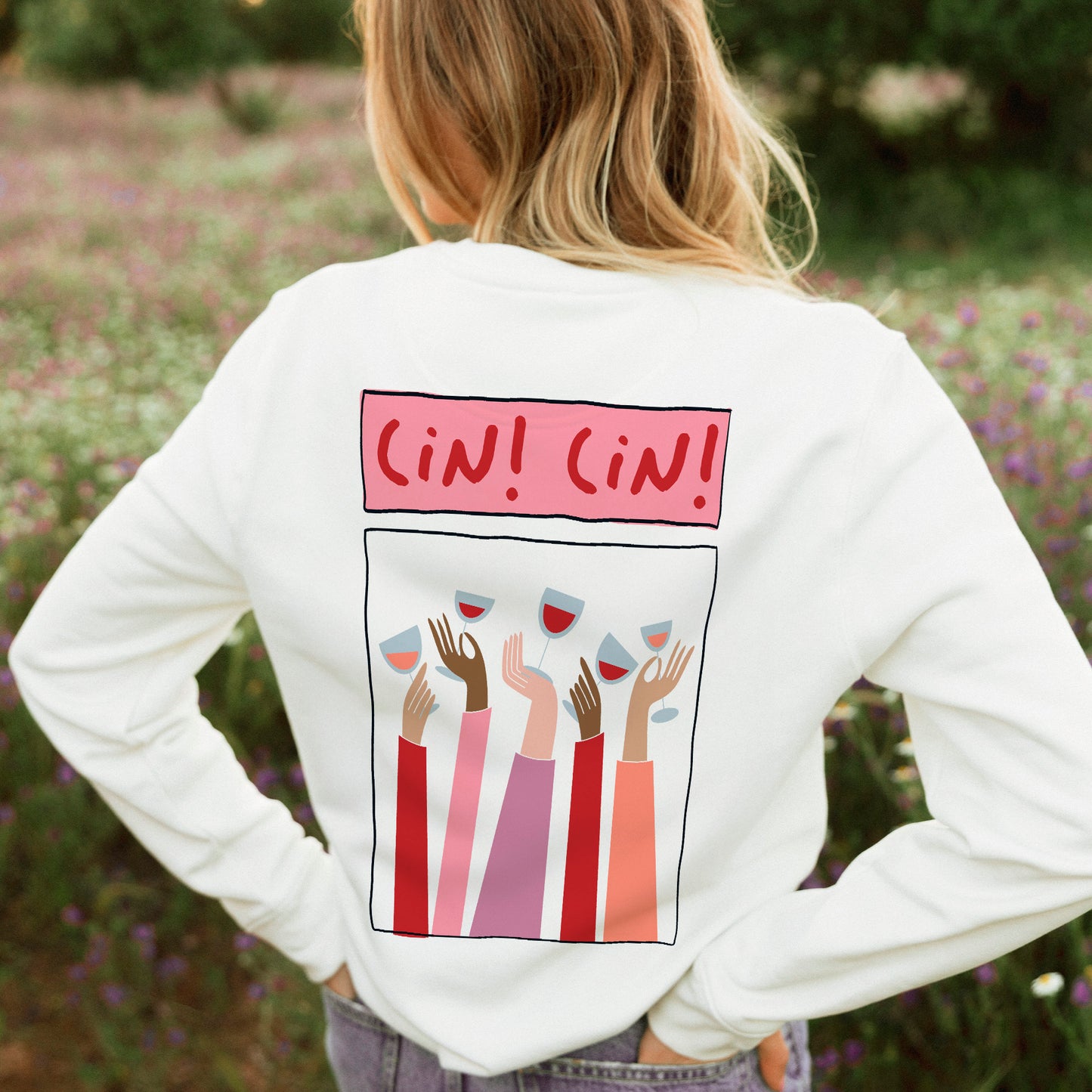 Cin Cin Wine Sweatshirt
