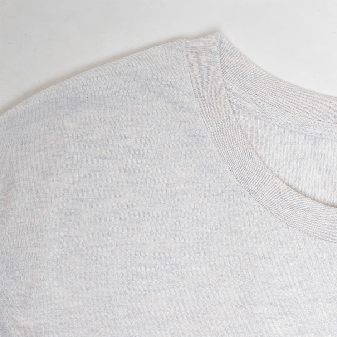 Cream Heather Grey