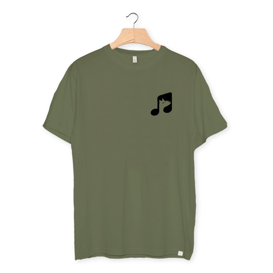 camiseta algodón orgánico - Bark Note