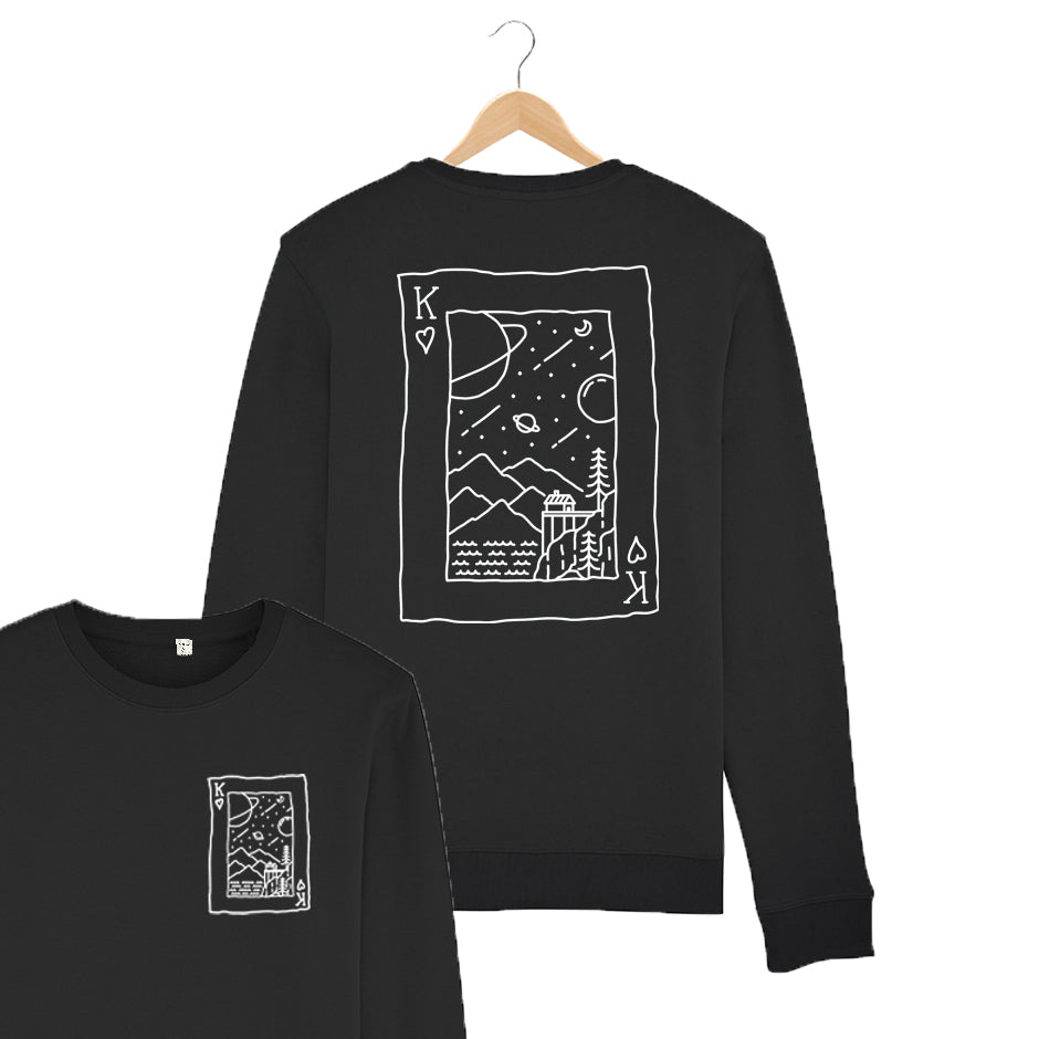 King of Nature Playing Card Sweatshirt