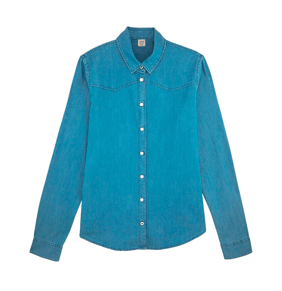 Womens Light Indigo Shirt