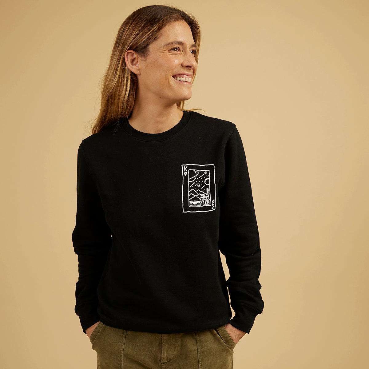 King of Nature Playing Card Sweatshirt