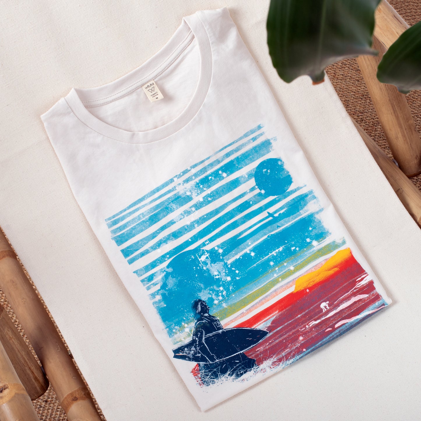 camiseta algodón orgánico - Dark Side of the Beach