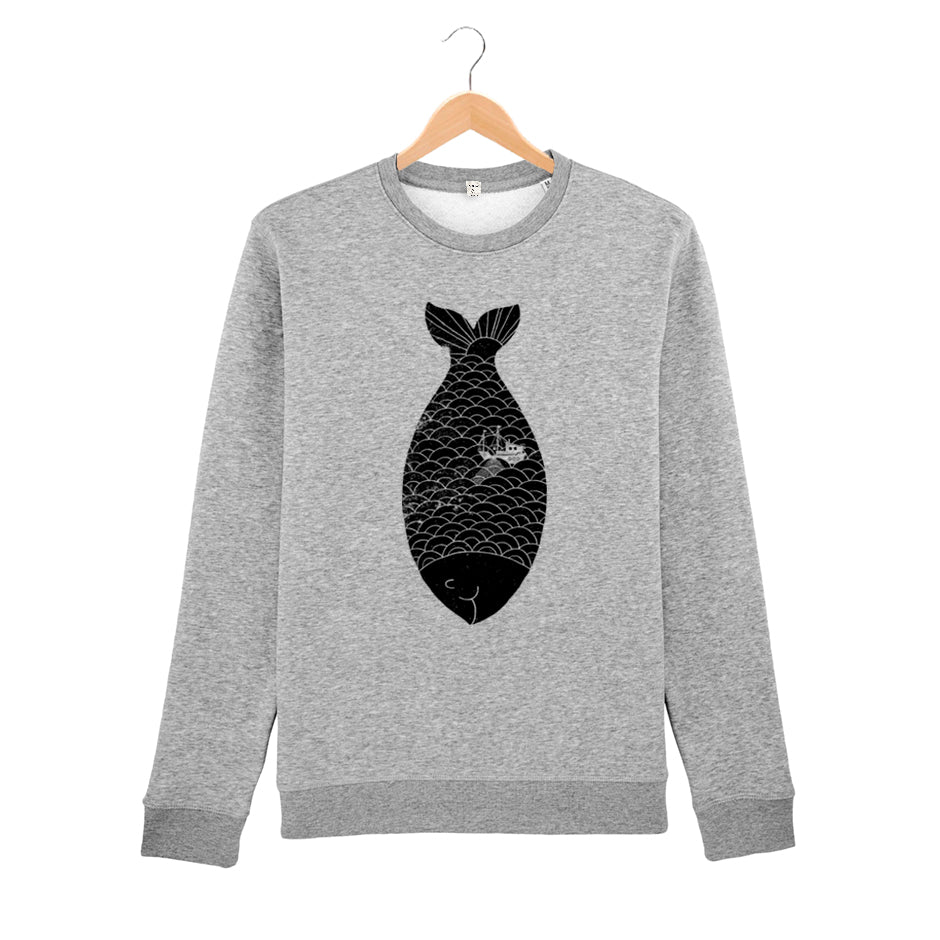 Fishing in a Fish Sweatshirt - Wituka