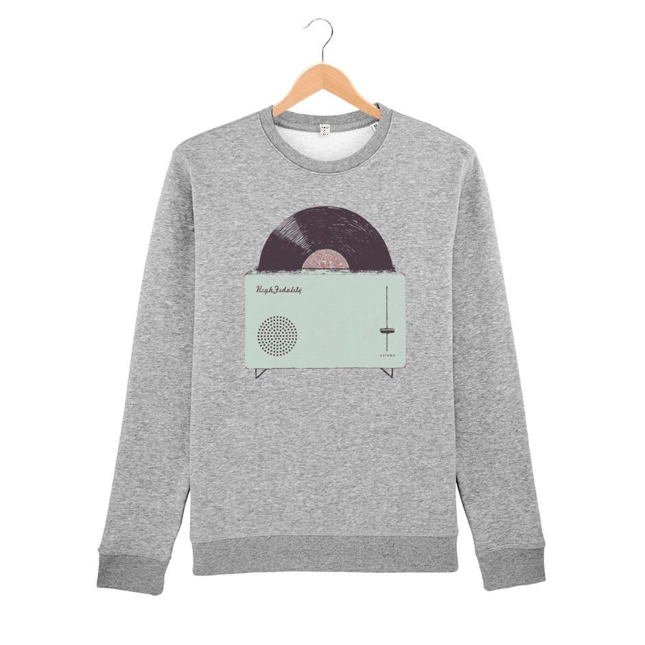 Sudadera algodón orgánico - High fidelity