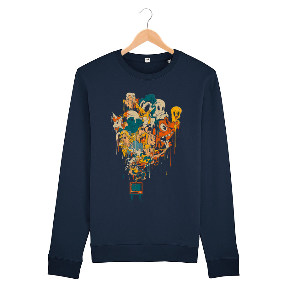 Sudadera algodón orgánico - Melted Ghost