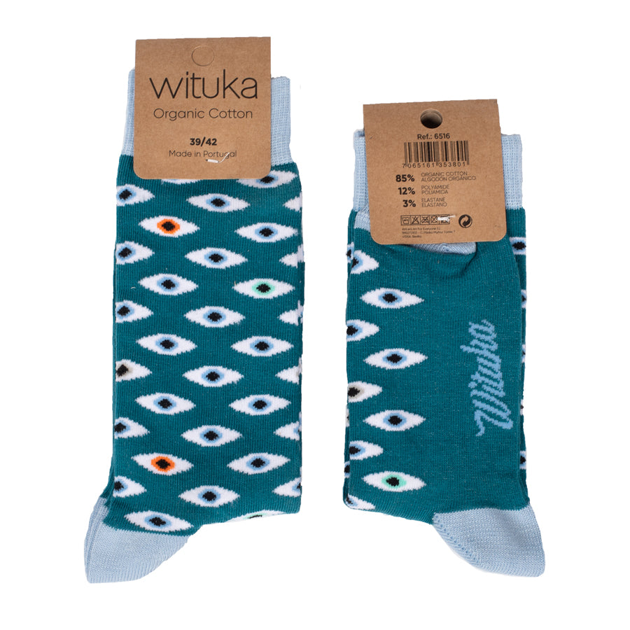 Socks Blue Thousand Eyes