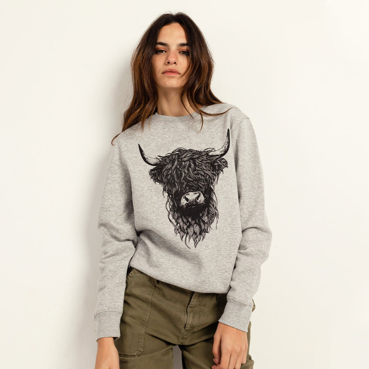 Highland Cattle Sweatshirt - Wituka 