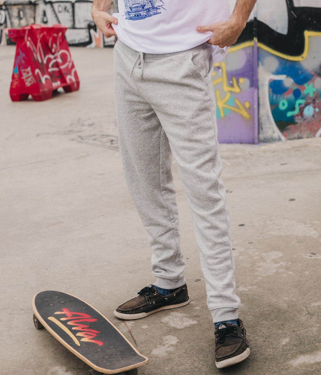 Trousers Heather Grey Men