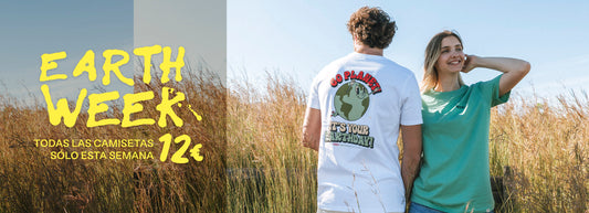 Celebra la semana de la Tierra, con todas las camisetas a 12€
