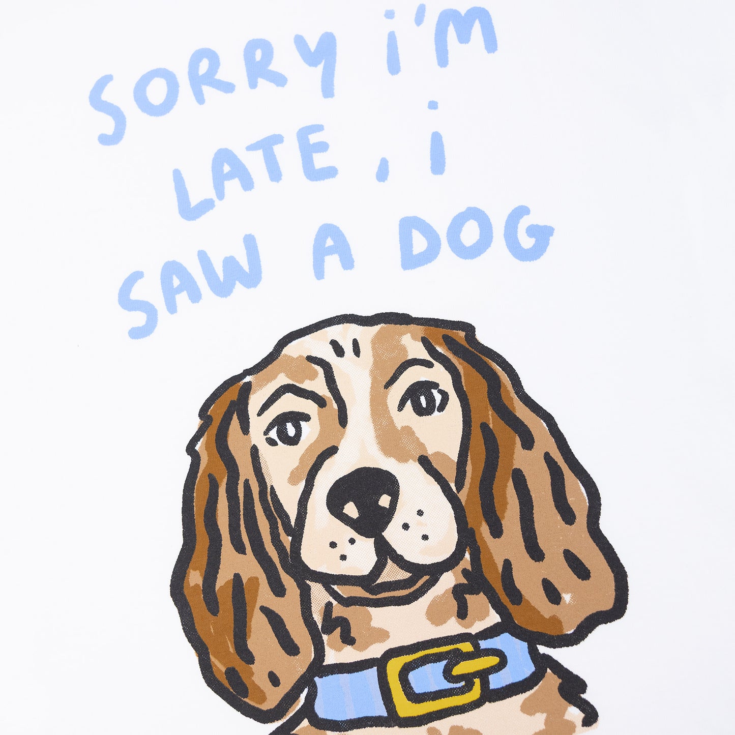 I saw a dog Cropped Tee