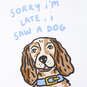 I saw a dog Cropped Tee