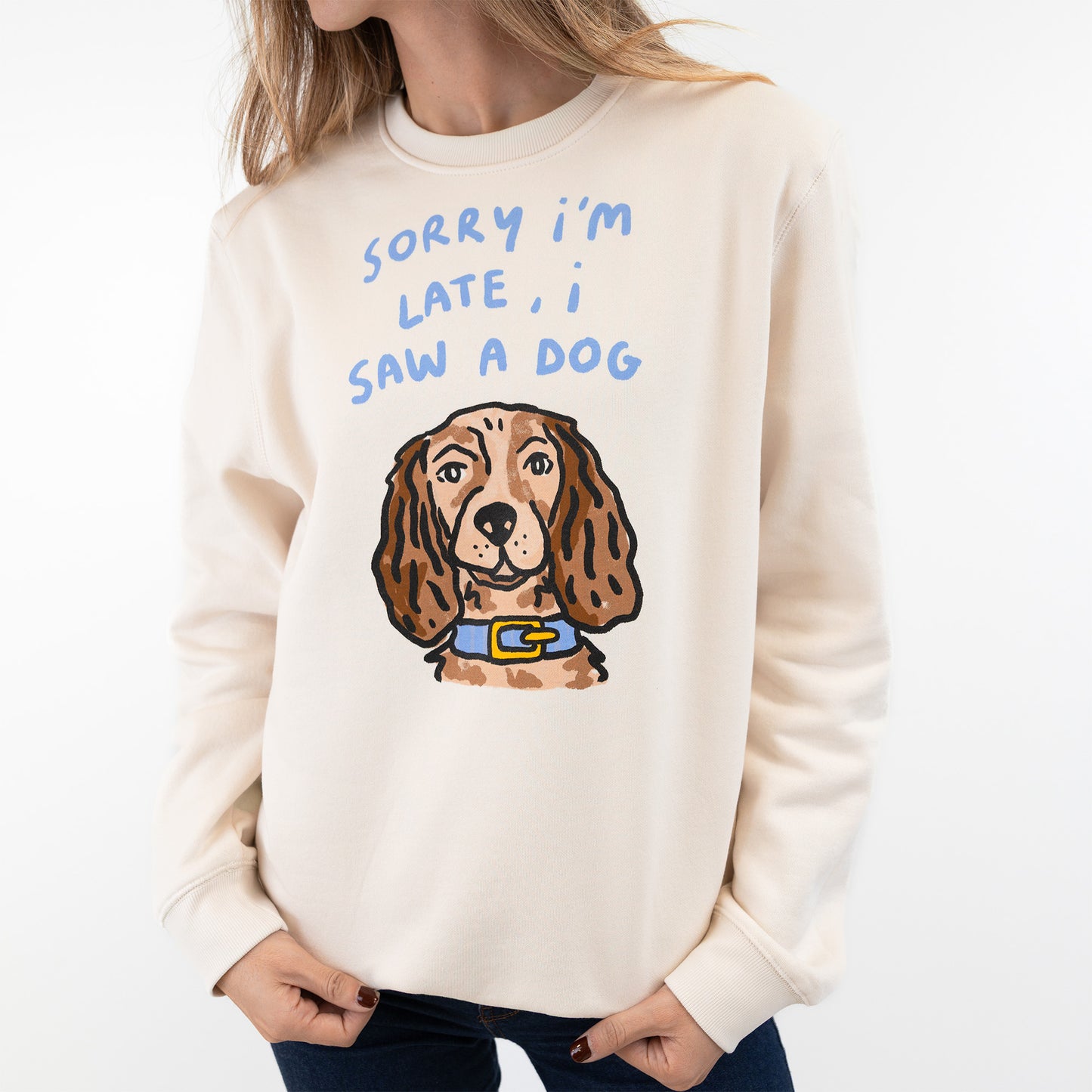 I saw a dog Sweatshirt