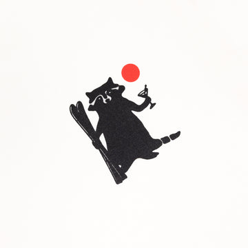 Skiing Raccoon