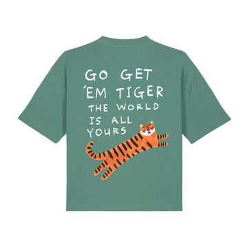 The world is all yours Cropped Tee