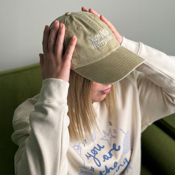 Nap More Worry Less Cap
