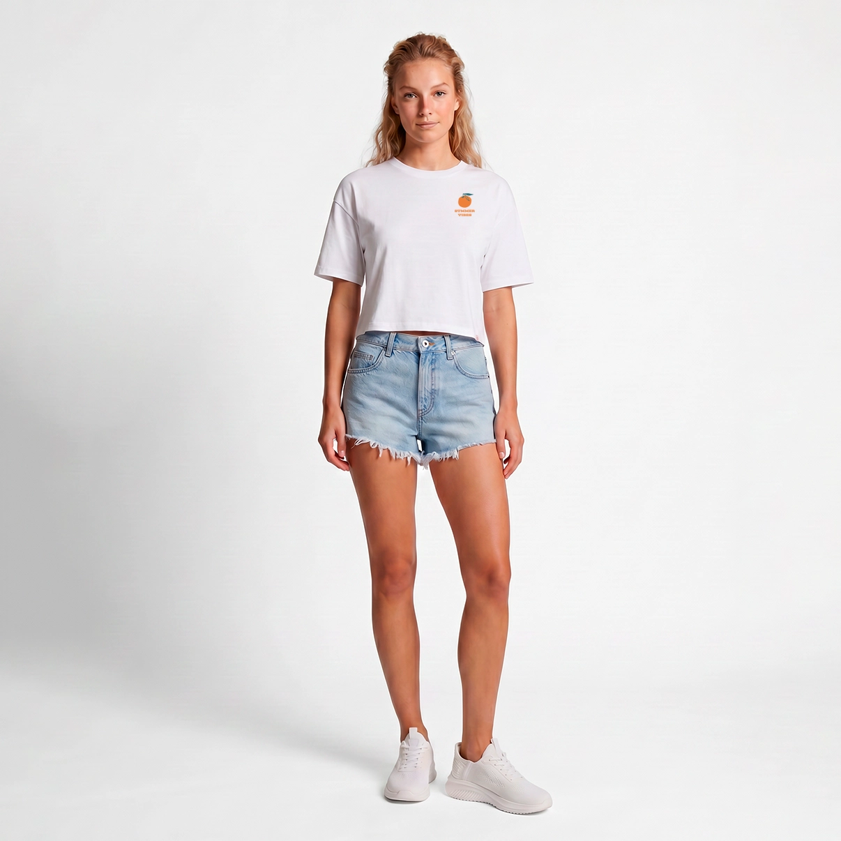 Summer Vibes Cropped Tee