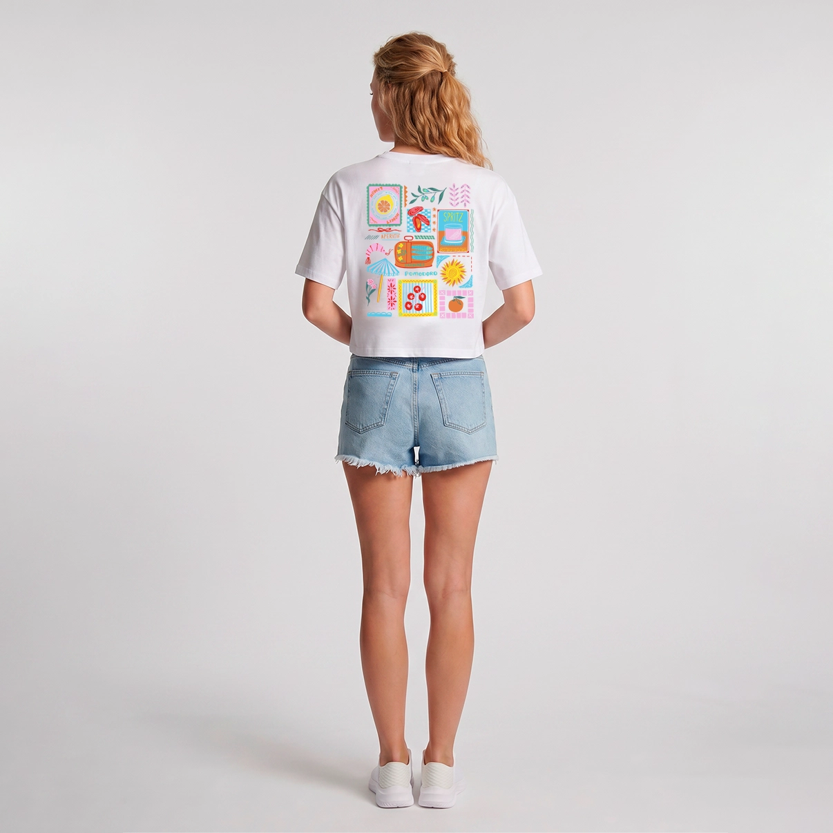 Summer Vibes Cropped Tee