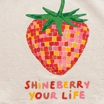 Disco Strawberry Cropped Tee
