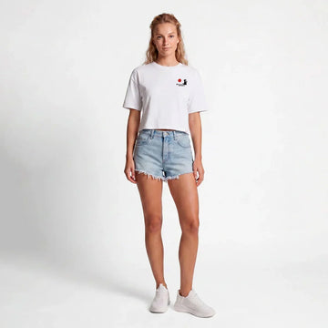 Give Less Fuck Cropped Tee