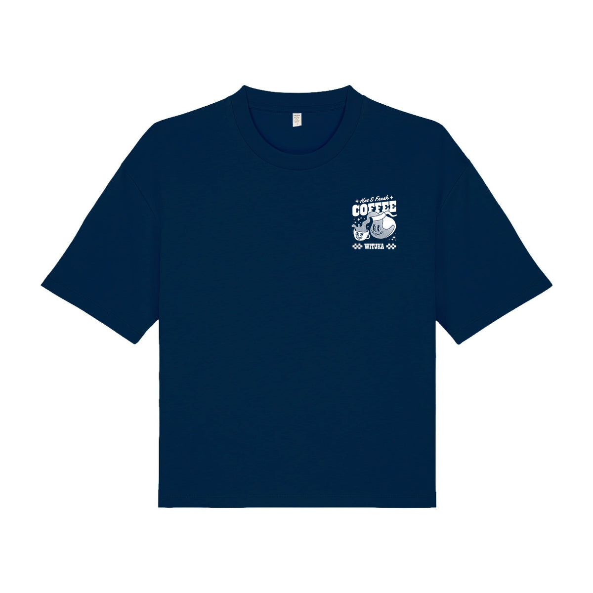 Hot And Fresh Coffee Cropped Tee