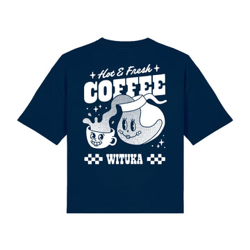 Hot And Fresh Coffee Cropped Tee