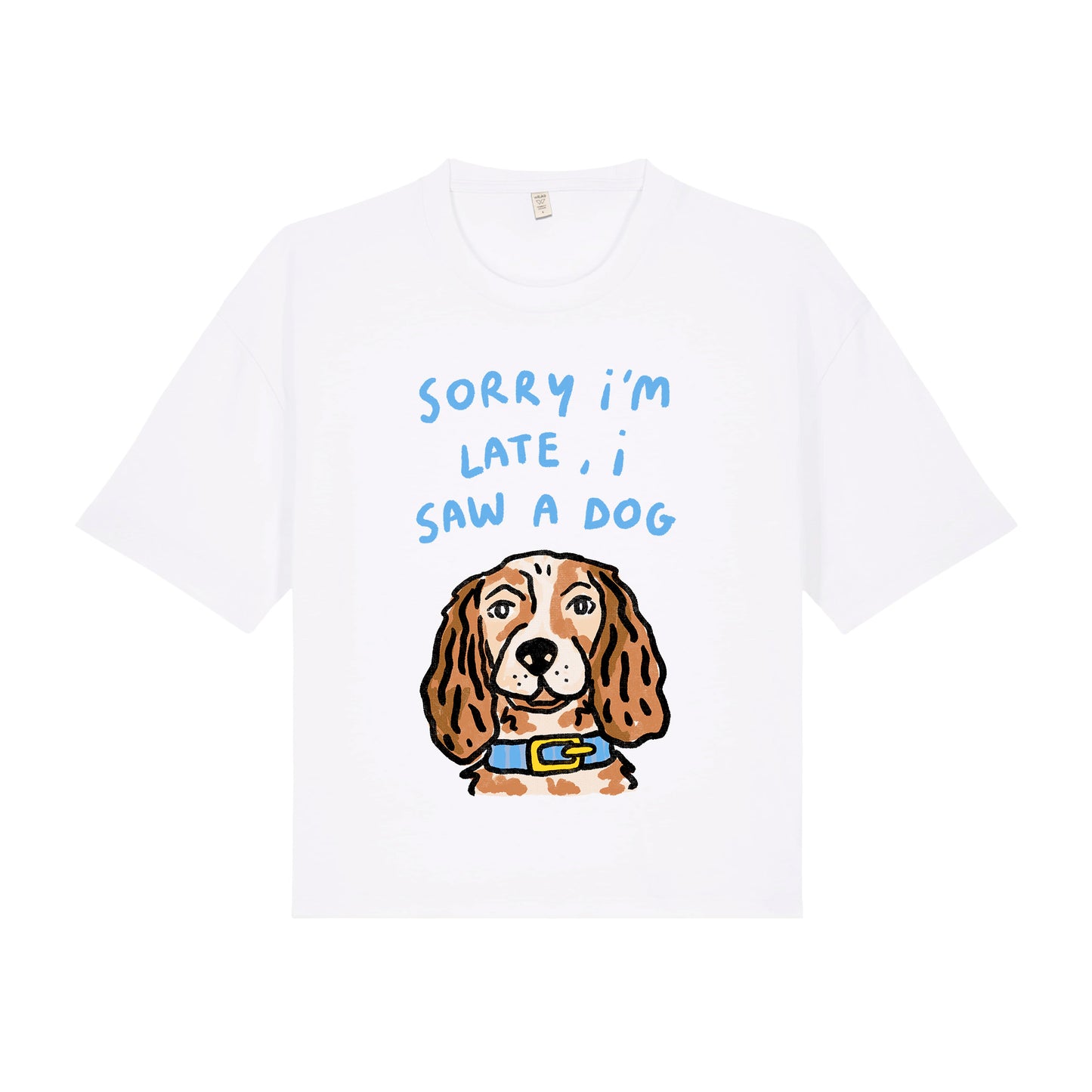 I saw a dog Cropped Tee