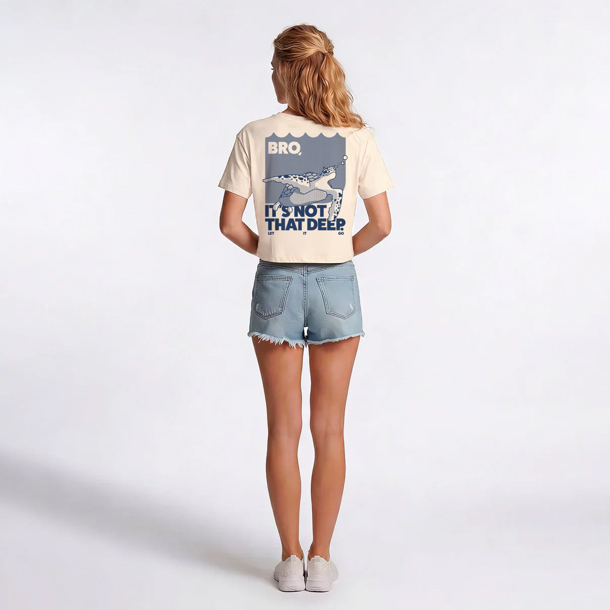 Is Not That Deep Cropped Tee