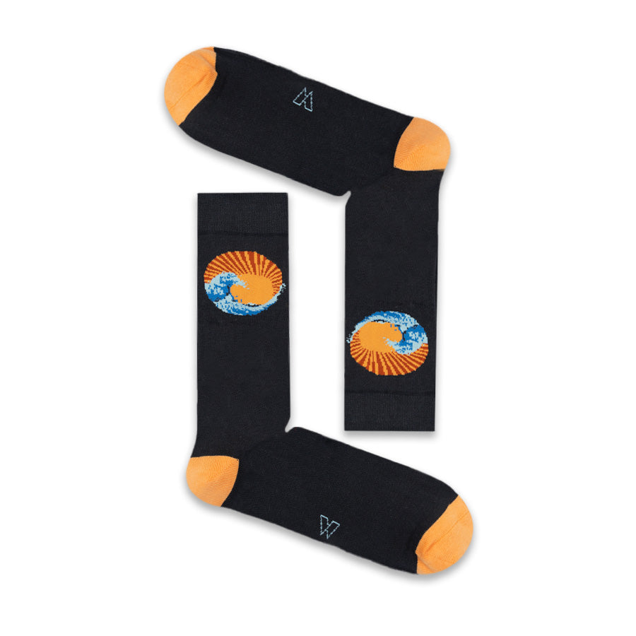 Socks Kanagawa Wave
