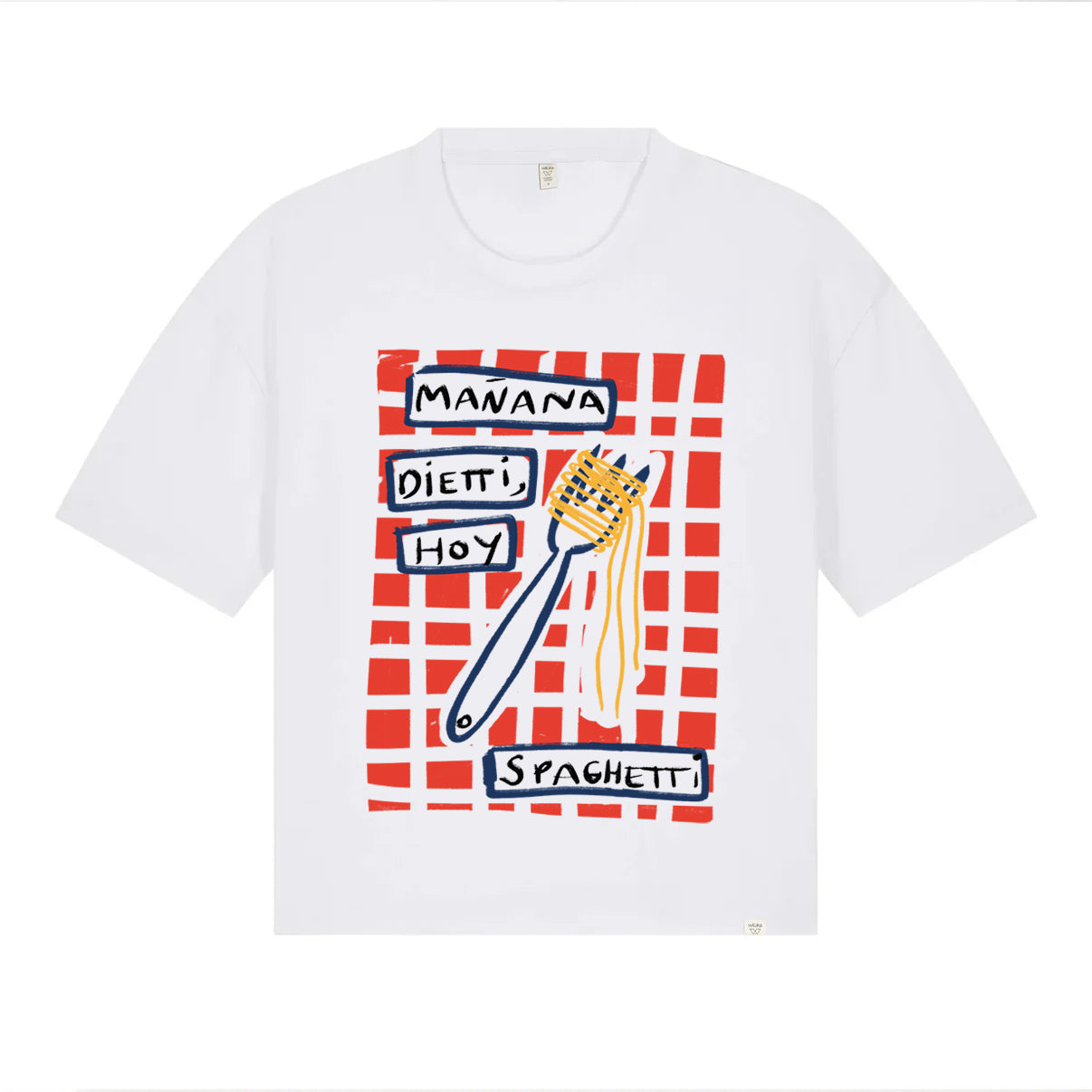 Mañana Dietti Hoy Spaghetti Cropped Tee