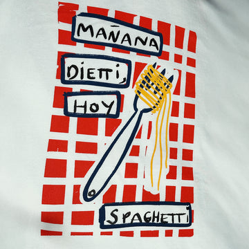 Mañana Dietti Hoy Spaghetti Cropped Tee