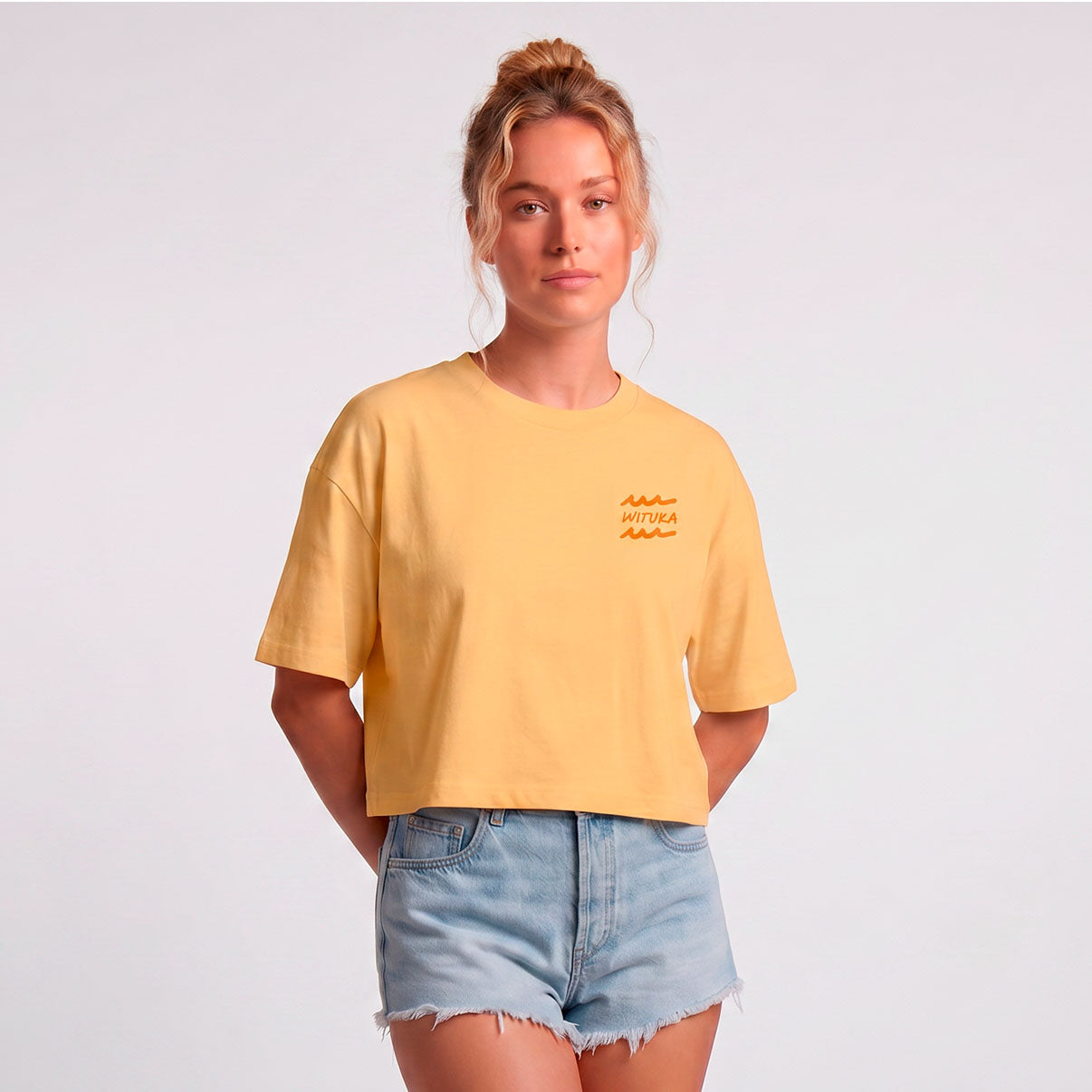 Meet Me At The Beach Cropped Tee