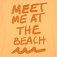 Meet Me At The Beach Cropped Tee
