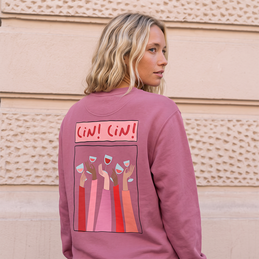 Cin Cin Wine Sweatshirt