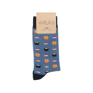 Socks Sushis Blue