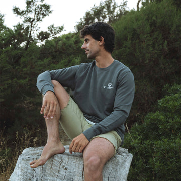 Skull & Surfboard Sweatshirt Lite