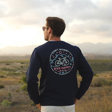 Don't Worry Bike Happy Sweatshirt